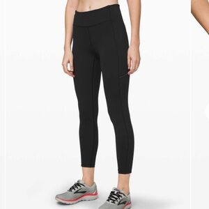Lululemon Speed Up Tight, Full-On Luxtreme, sz 6, 25”, black
